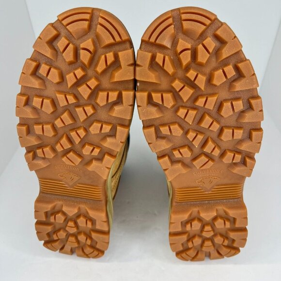 Herman Survivors Mens F2413-18 Brown Grizzly Steel Toe Size 11.5 W Work Boots - Picture 8 of 12